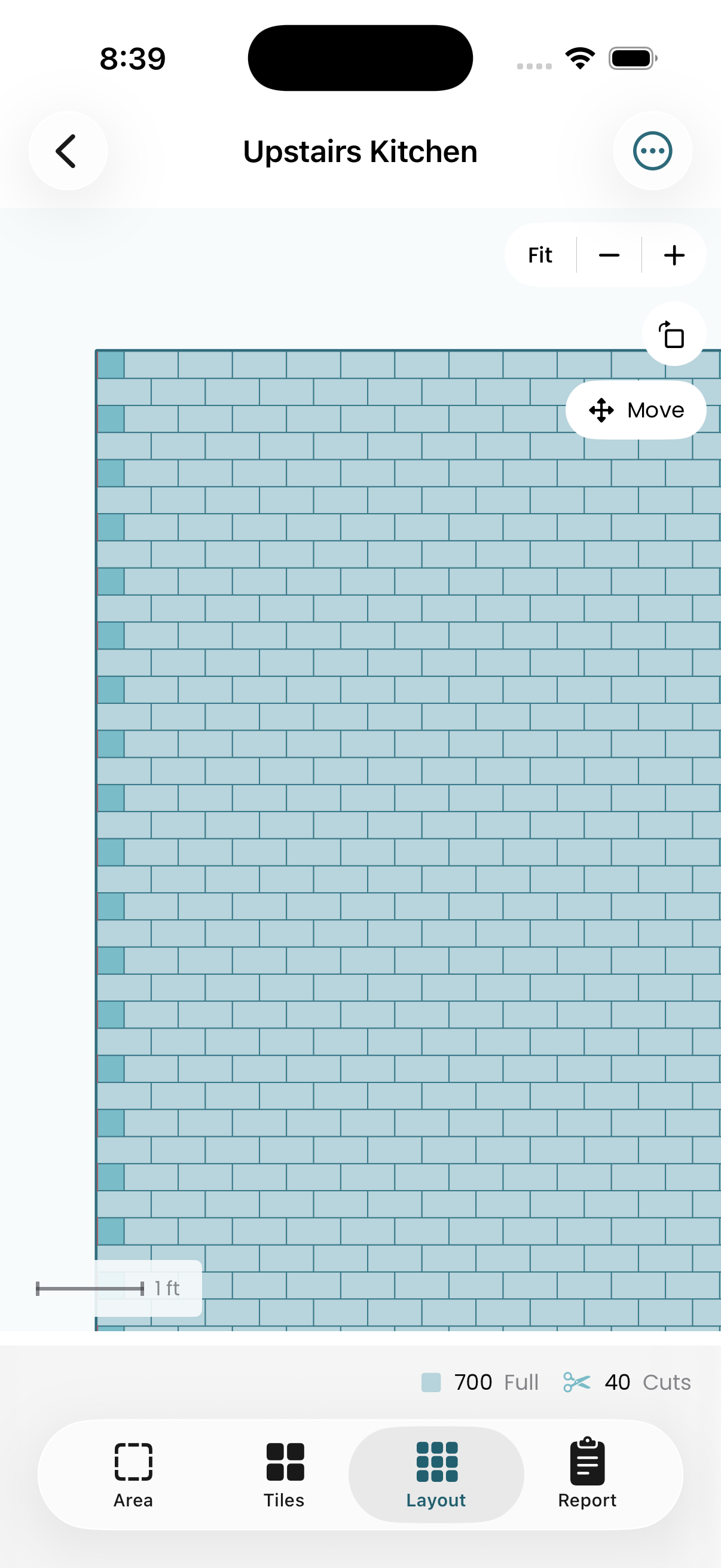 Layout visualization